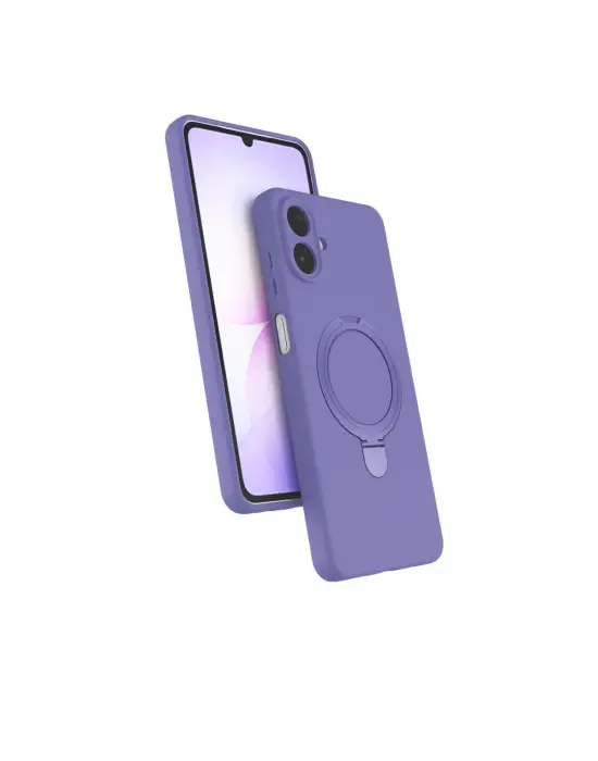 Samsung Galaxy A07 4g Regal Magsafe Standlı Kapak - Lila