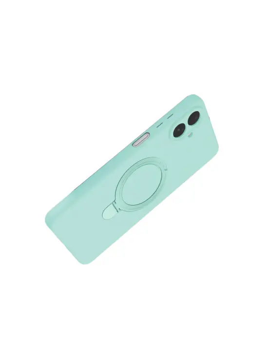 Samsung Galaxy A07 4g Regal Magsafe Standlı Kapak - Su Yeşili