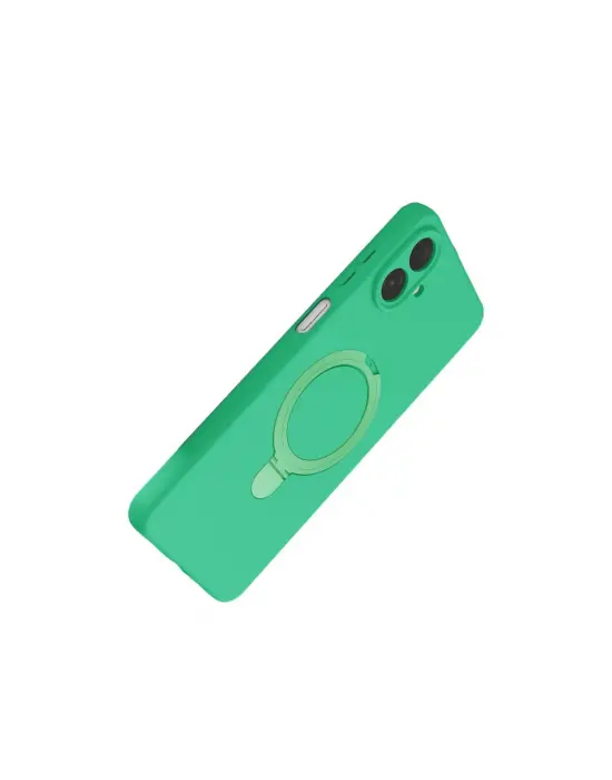 Samsung Galaxy A07 4g Regal Magsafe Standlı Kapak - Yeşil
