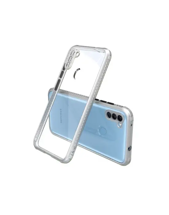 Samsung Galaxy A11 Kılıf Miami Şeffaf Silikon - Şeffaf