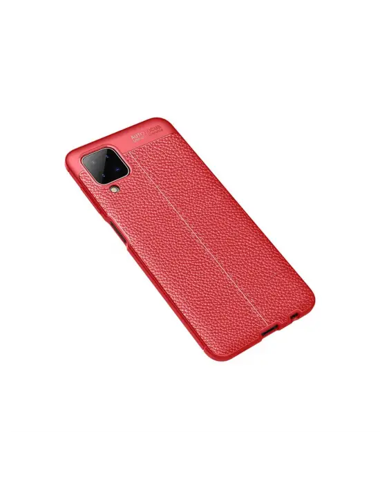 Samsung Galaxy A12 Kılıf Auto Focus Kapak - Kırmızı