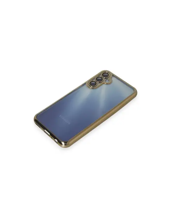 Samsung Galaxy A15 4g Kılıf Razer Lensli Silikon - Gold