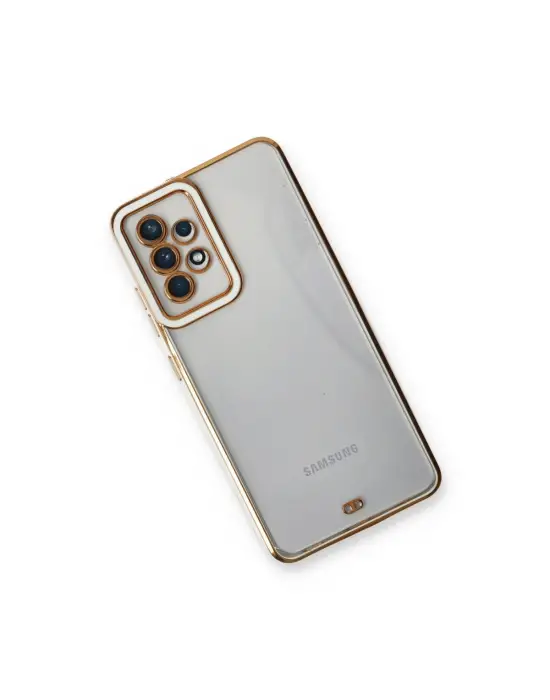 Samsung Galaxy A23 4g Kılıf Liva Lens Silikon - Beyaz