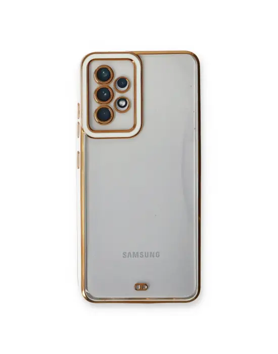 Samsung Galaxy A23 4g Kılıf Liva Lens Silikon - Beyaz