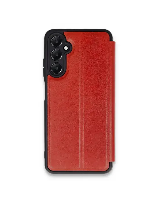 Samsung Galaxy A25 5g Kılıf Flip Cover - Kırmızı