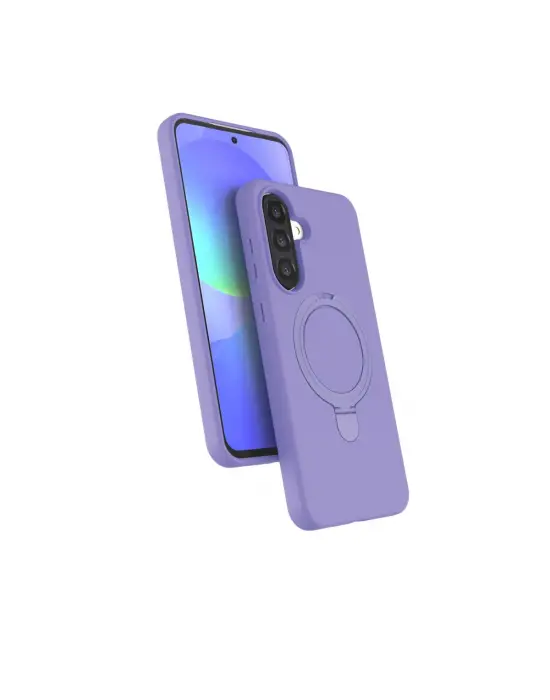 Samsung Galaxy A26 Regal Magsafe Standlı Kapak - Lila