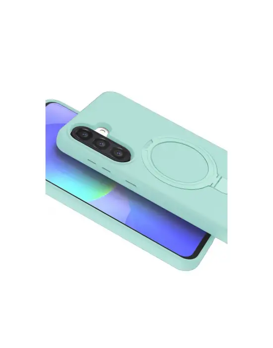 Samsung Galaxy A26 Regal Magsafe Standlı Kapak - Su Yeşili