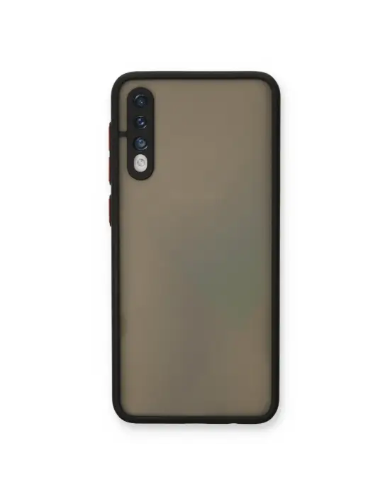 Samsung Galaxy A30s Kılıf Montreal Silikon Kapak - Siyah