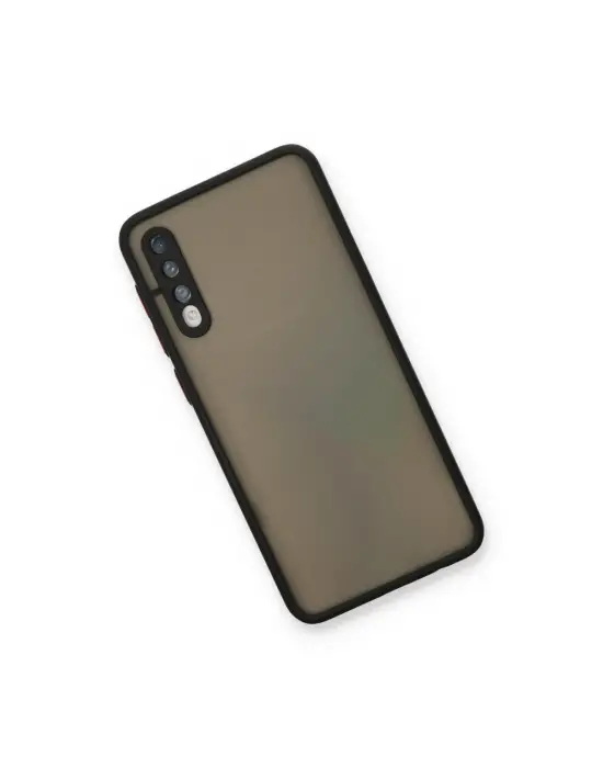 Samsung Galaxy A30s Kılıf Montreal Silikon Kapak - Siyah