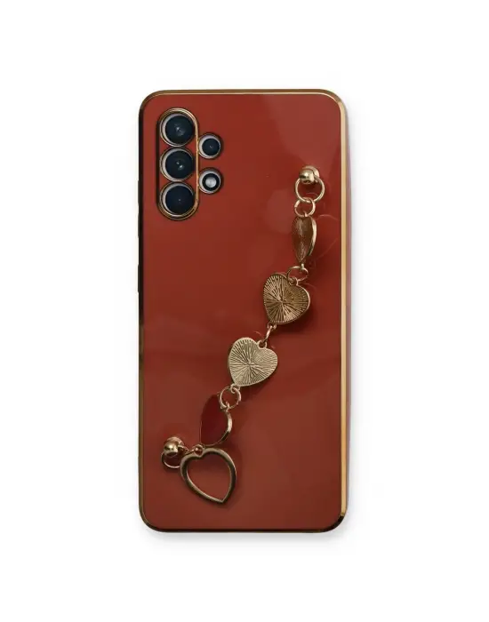 Samsung Galaxy A32 Kılıf Esila Silikon - Kırmızı
