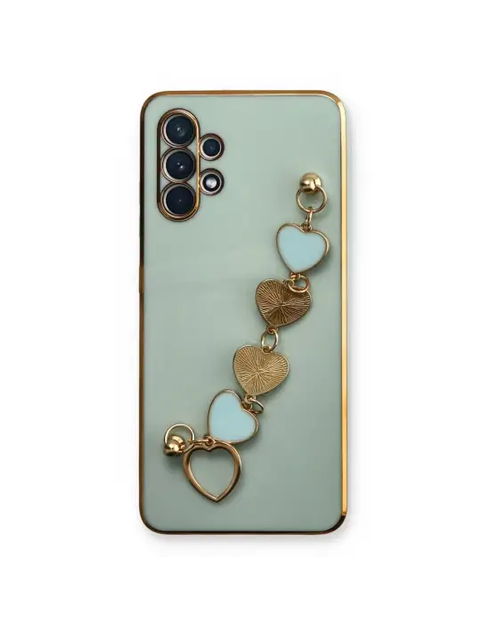 Samsung Galaxy A32 Kılıf Esila Silikon - Su Yeşili