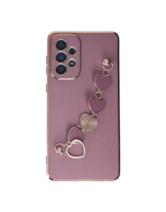 Samsung Galaxy A33 5g Kılıf Esila Silikon - Mor