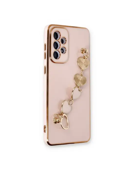 Samsung Galaxy A33 5g Kılıf Esila Silikon - Pudra