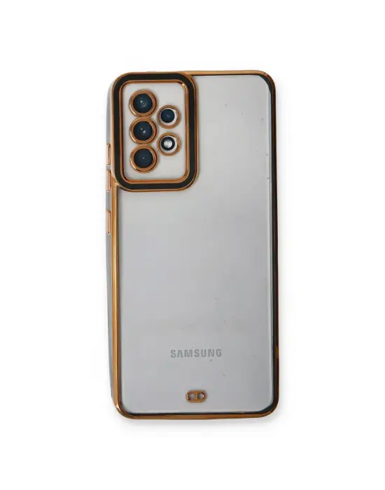 Samsung Galaxy A33 5g Kılıf Liva Lens Silikon - Siyah