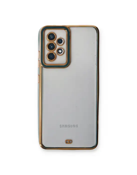 Samsung Galaxy A33 5g Kılıf Liva Lens Silikon - Yeşil