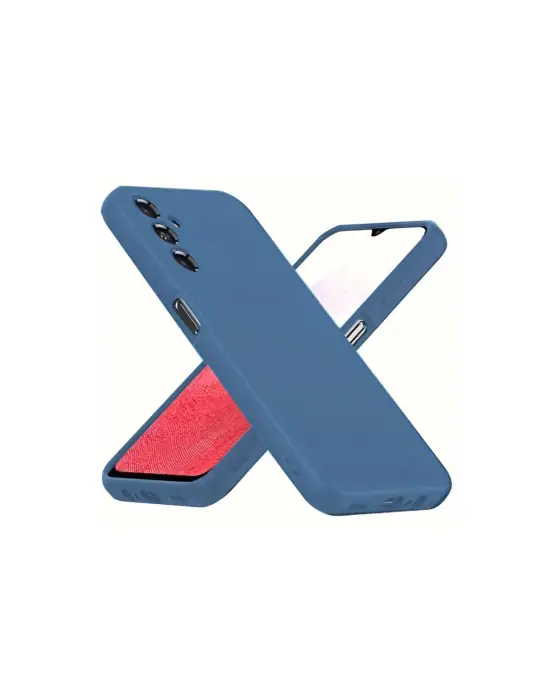 Samsung Galaxy A34 5g Kılıf First Silikon - Mavi