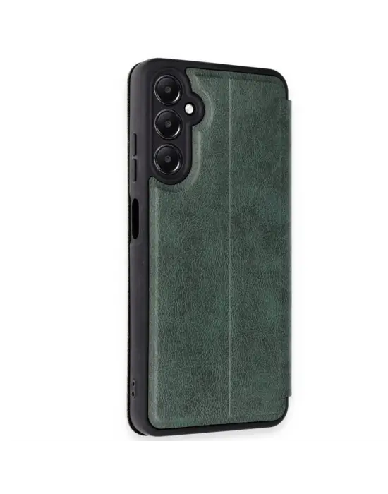 Samsung Galaxy A35 5g Kılıf Flip Cover - Koyu Yeşil