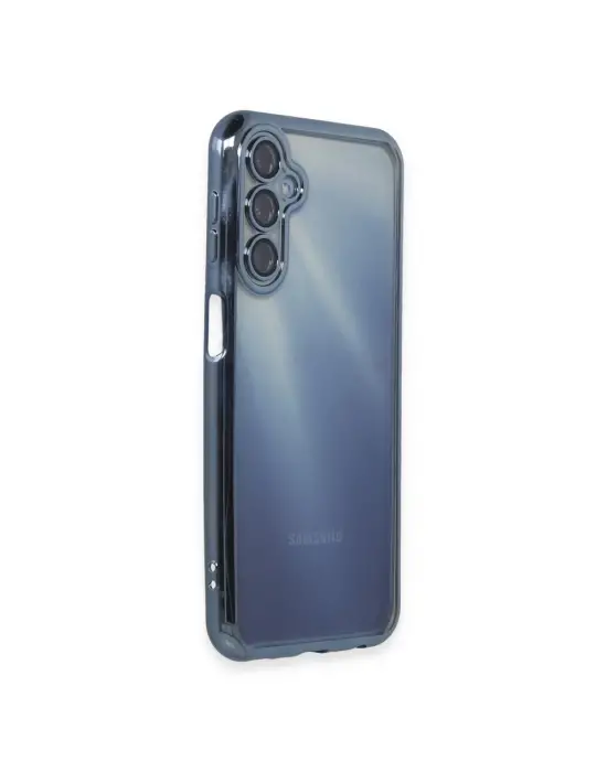 Samsung Galaxy A35 5g Kılıf Razer Lensli Silikon - Açık Mavi