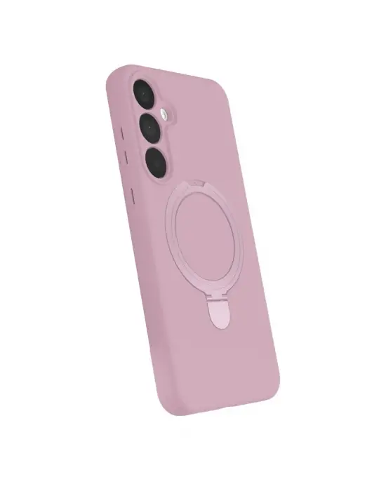 Samsung Galaxy A35 5g Regal Magsafe Standlı Kapak - Açık Pembe