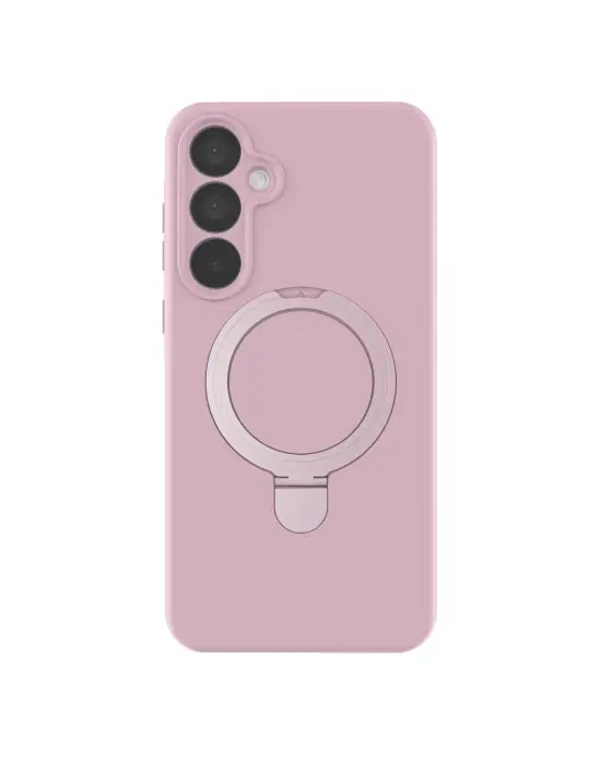 Samsung Galaxy A35 5g Regal Magsafe Standlı Kapak - Açık Pembe