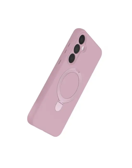Samsung Galaxy A35 5g Regal Magsafe Standlı Kapak - Açık Pembe
