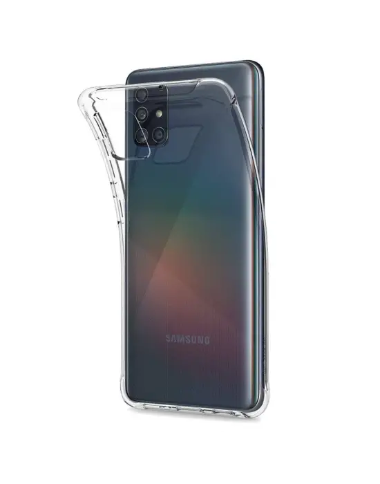 Samsung Galaxy A51 Kılıf Lüx Şeffaf Silikon