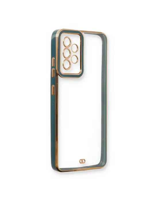 Samsung Galaxy A53 5g Kılıf Liva Lens Silikon - Yeşil