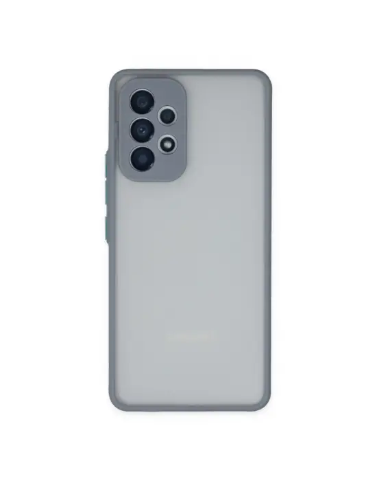 Samsung Galaxy A53 5g Kılıf Montreal Silikon Kapak - Gri