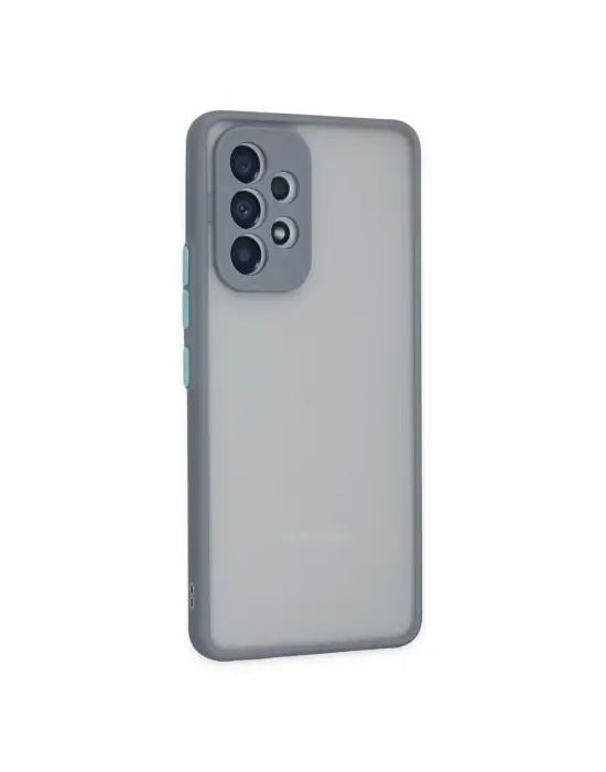 Samsung Galaxy A53 5g Kılıf Montreal Silikon Kapak - Gri