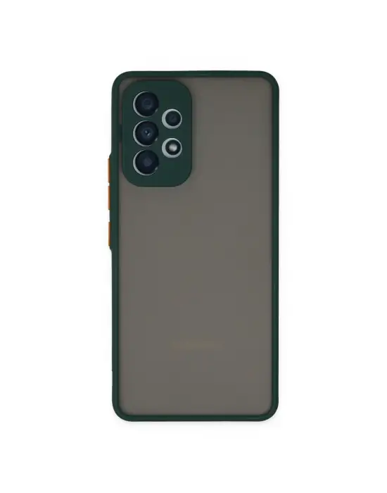 Samsung Galaxy A53 5g Kılıf Montreal Silikon Kapak - Yeşil
