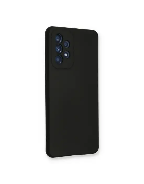 Samsung Galaxy A53 5g Kılıf Nano İçi Kadife Silikon - Siyah