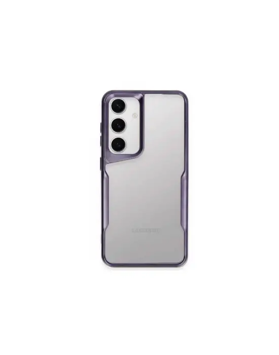 Samsung Galaxy A55 5g Kılıf Boyi Silikon Kapak - Derin Mor
