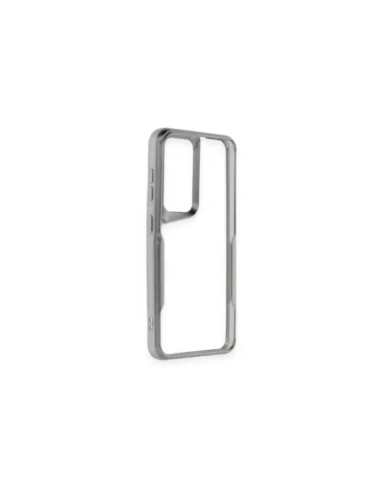 Samsung Galaxy A55 5g Kılıf Boyi Silikon Kapak - Gümüş