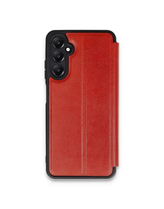 Samsung Galaxy A55 5g Kılıf Flip Cover - Kırmızı