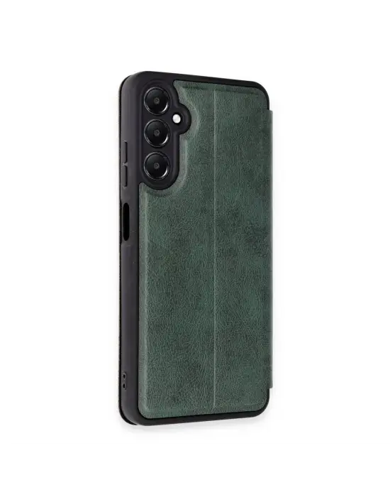 Samsung Galaxy A55 5g Kılıf Flip Cover - Koyu Yeşil
