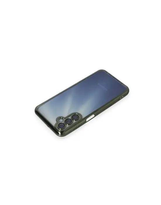 Samsung Galaxy A55 5g Kılıf Razer Lensli Silikon - Yeşil
