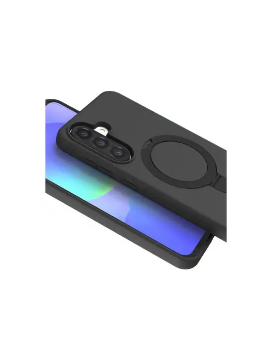 Samsung Galaxy A56 Regal Magsafe Standlı Kapak - Siyah