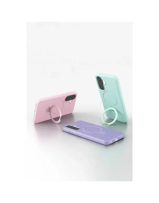 Samsung Galaxy A56 Regal Magsafe Standlı Kapak - Yeşil