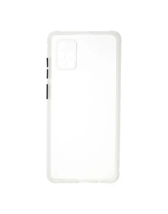 Samsung Galaxy A71 Kılıf Miami Şeffaf Silikon - Şeffaf