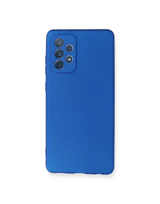 Samsung Galaxy A72 Kılıf First Silikon - Mavi