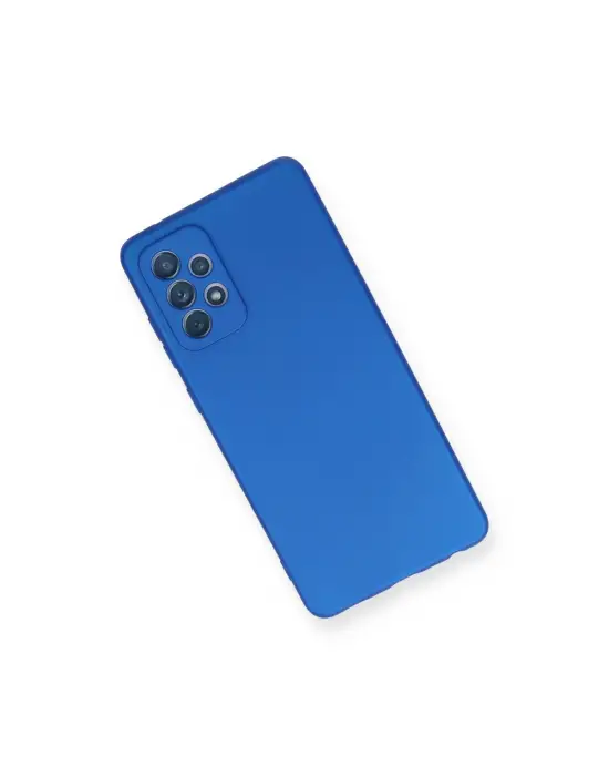 Samsung Galaxy A72 Kılıf First Silikon - Mavi