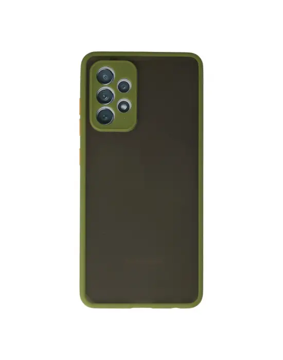 Samsung Galaxy A72 Kılıf Montreal Silikon Kapak - Yeşil