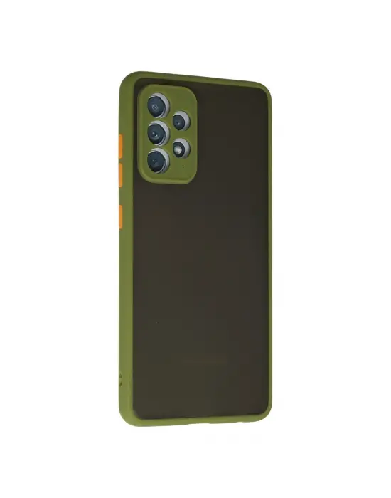 Samsung Galaxy A72 Kılıf Montreal Silikon Kapak - Yeşil