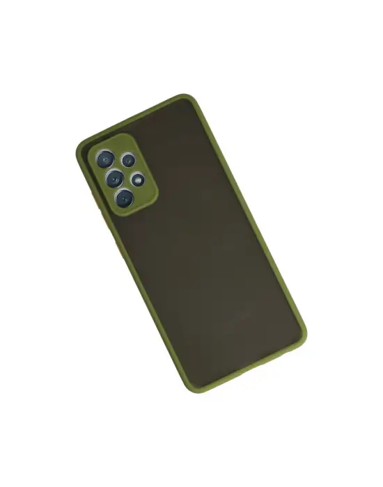 Samsung Galaxy A72 Kılıf Montreal Silikon Kapak - Yeşil