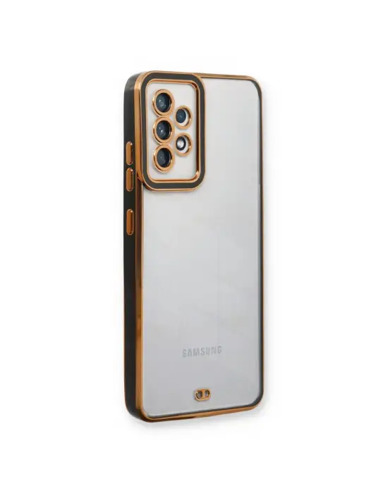 Samsung Galaxy A73 5g Kılıf Liva Lens Silikon - Siyah