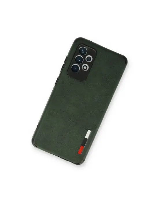 Samsung Galaxy A73 5g Kılıf Loop Deri Silikon - Yeşil