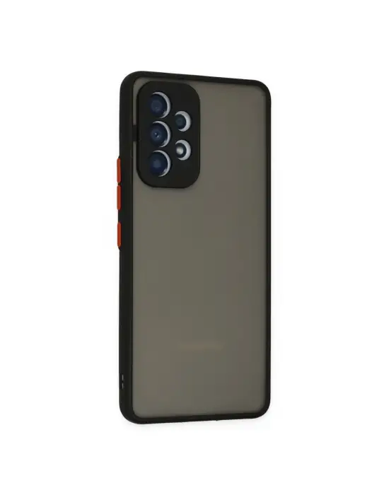 Samsung Galaxy A73 5g Kılıf Montreal Silikon Kapak - Siyah
