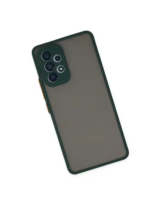 Samsung Galaxy A73 5g Kılıf Montreal Silikon Kapak - Yeşil