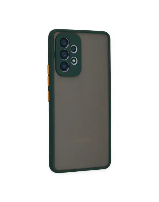 Samsung Galaxy A73 5g Kılıf Montreal Silikon Kapak - Yeşil