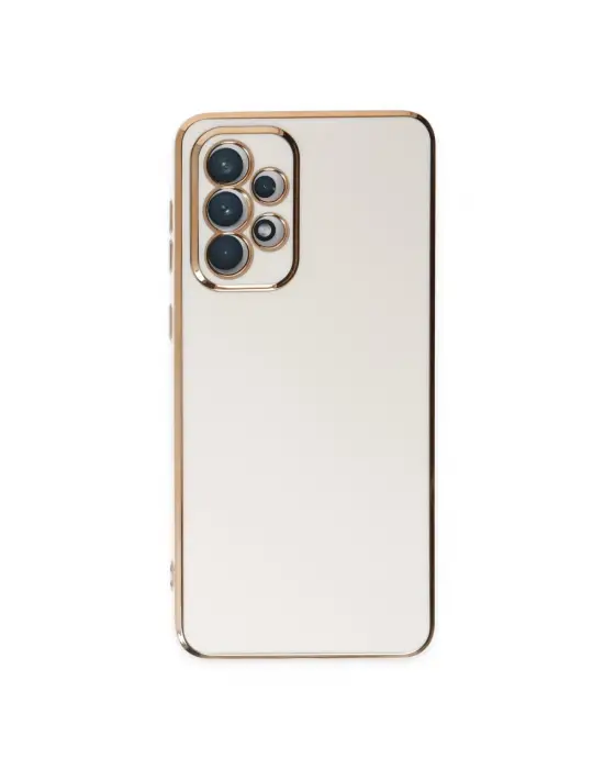 Samsung Galaxy A73 5g Kılıf Volet Silikon - Beyaz